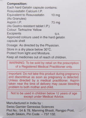 Razel A 75mg/10mg Strip Of 10 Capsules