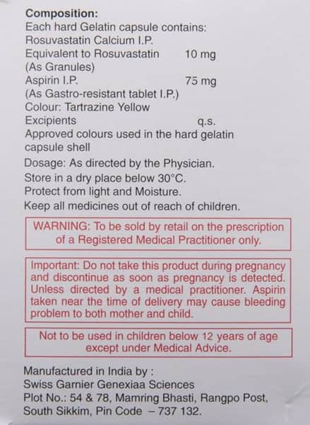 Razel A 75mg/10mg Strip Of 10 Capsules