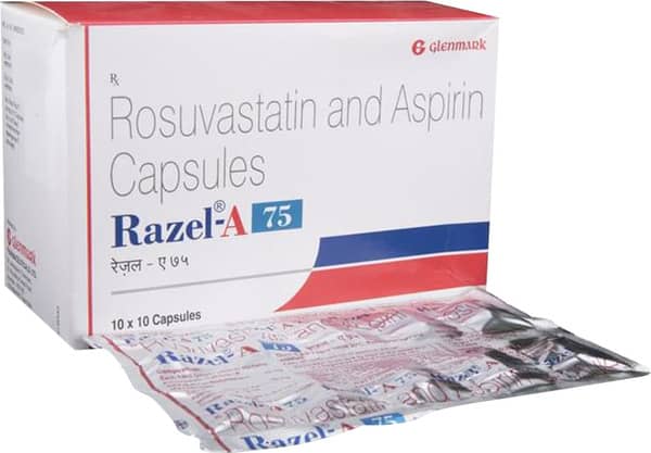 Razel A 75mg/10mg Strip Of 10 Capsules