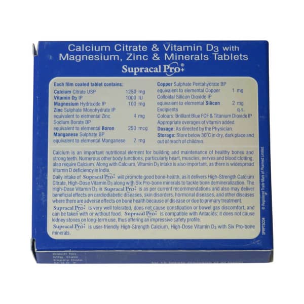 Supracal Pro Plus Strip Of 15 Tablets