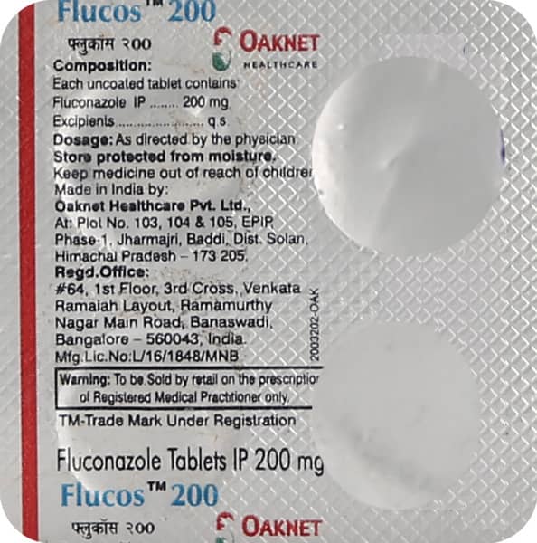 Flucos 200mg Strip Of 4 Tablets
