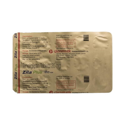 Zita Plus 20mg Strip Of 6 Tablets