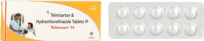 Telismart H 40/12.5mg Strip Of 10 Tablets