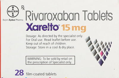 Xarelto 15mg Strip Of 14 Tablets