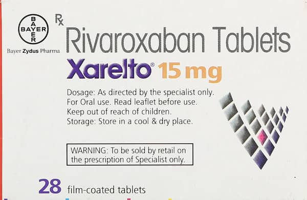Xarelto 15mg Strip Of 14 Tablets