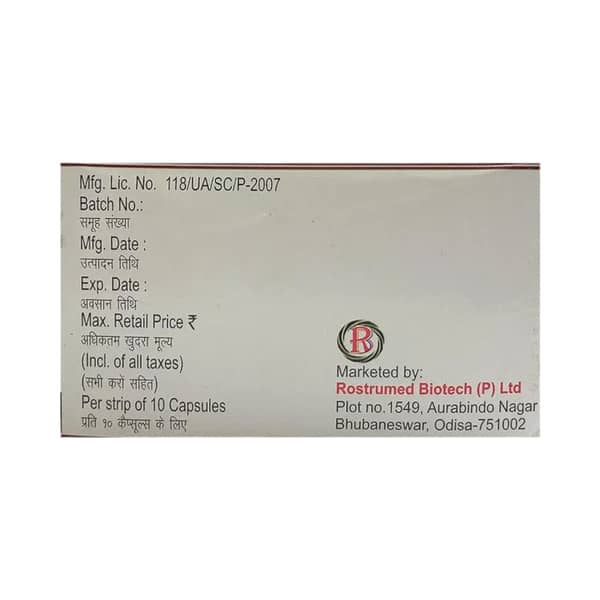 Rostruzin Strip Of 10 Capsules