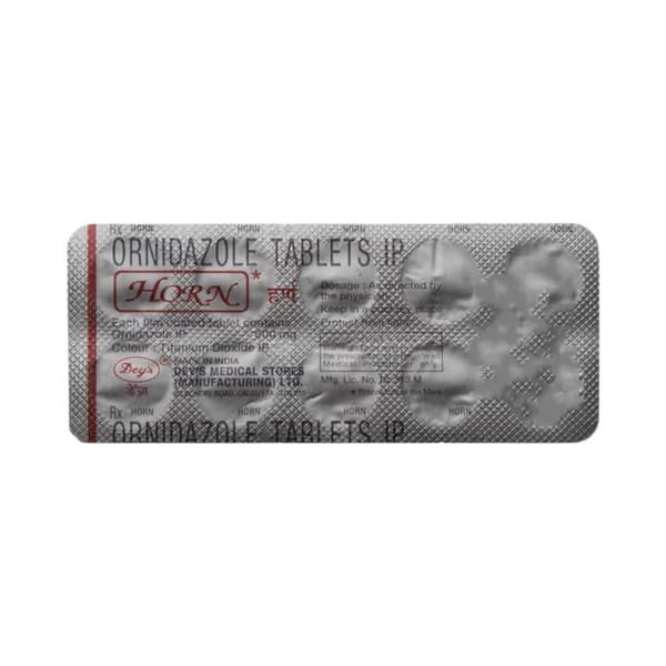 Horn 500mg Strip Of 10 Tablets