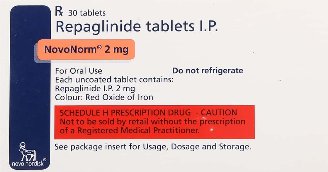 Novonorm 2 MG Tablet (15): Uses, Side Effects, Price & Dosage | PharmEasy