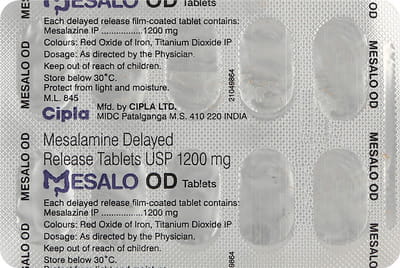 Mesalo Od 1200mg Strip Of 10 Tablets