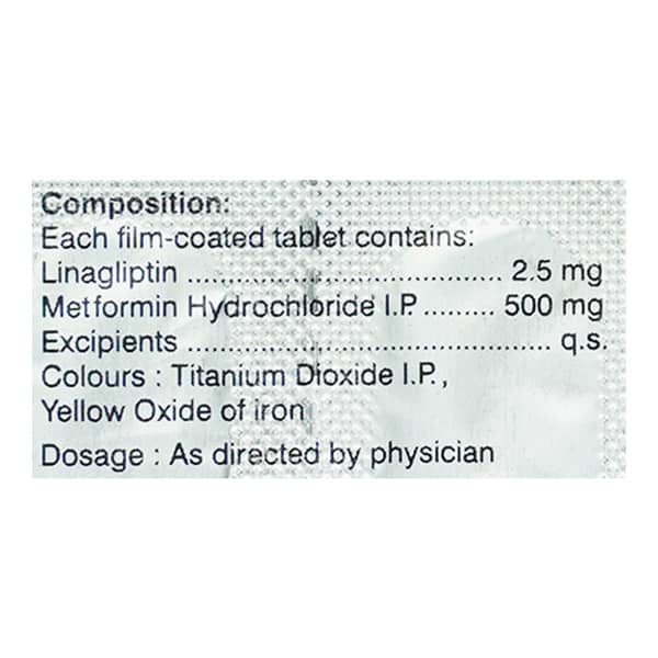 Ondero Met 2.5mg/500mg Tablet