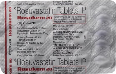 Rosukem 20mg Strip Of 15 Tablets