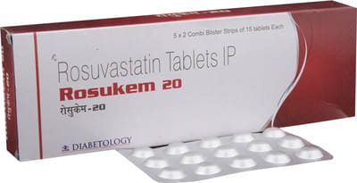 Rosukem 20mg Strip Of 15 Tablets