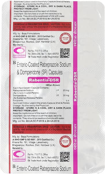 Rabentia Dsr Strip Of 10 Capsules