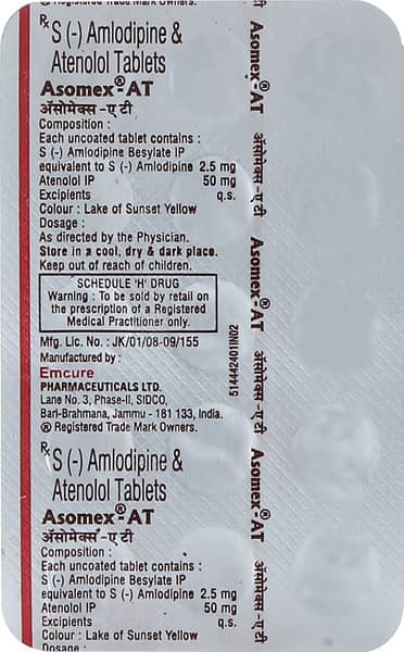 Asomex At 2.5mg Strip Of 15 Tablets