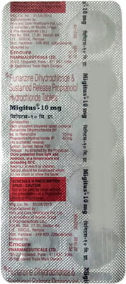 Migitus 10 Mg Strip Of 10 Tablets
