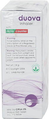 Duova 6/9mcg Box Of 200md Metered Dose Inhaler