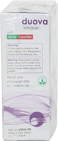 Duova 6/9mcg Box Of 200md Metered Dose Inhaler