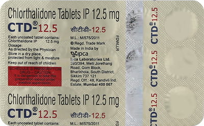 Ctd 12.5mg Strip Of 15 Tablets