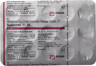 Supermet Xl 50mg Strip Of 15 Tablets
