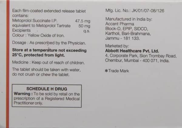 Supermet Xl 50mg Strip Of 15 Tablets