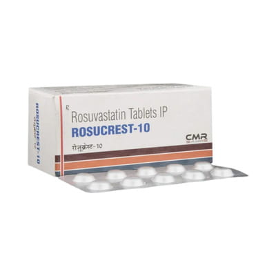 Rosucrest 10mg Strip Of 10 Tablets