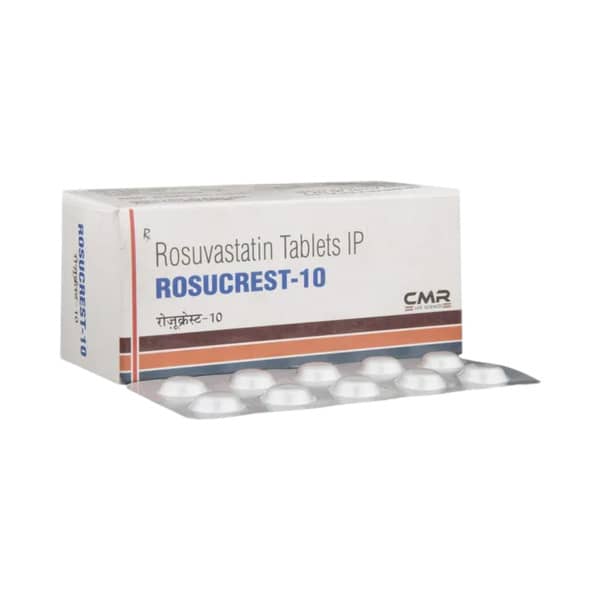 Rosucrest 10mg Strip Of 10 Tablets