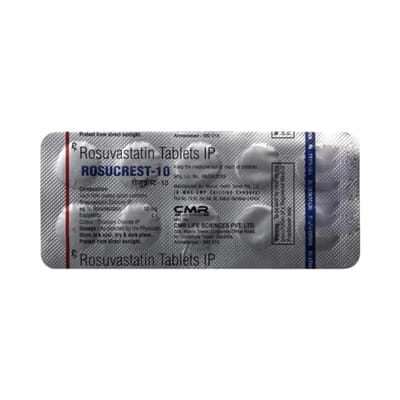 Rosucrest 10mg Strip Of 10 Tablets
