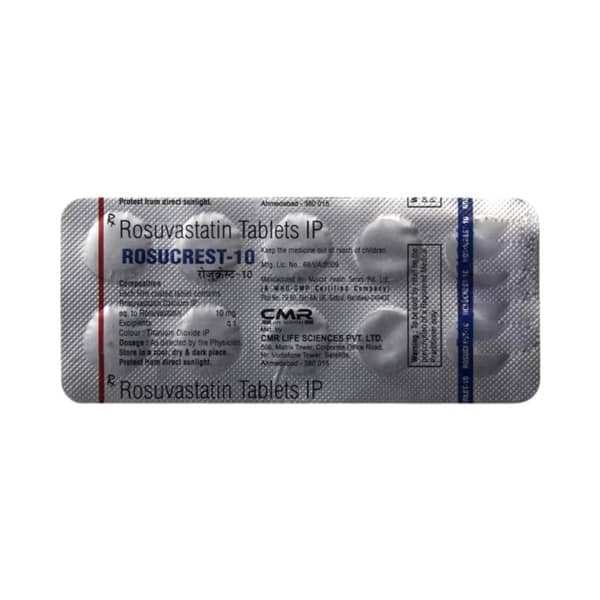 Rosucrest 10mg Strip Of 10 Tablets