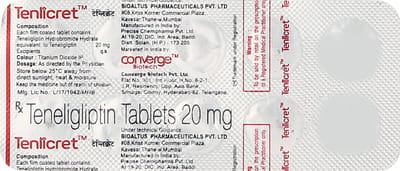 Tenlicret 20mg Strip Of 10 Tablets