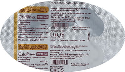 Calgym 60k Strip Of 4 Capsules