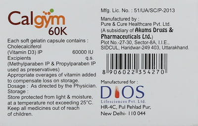 Calgym 60k Strip Of 4 Capsules