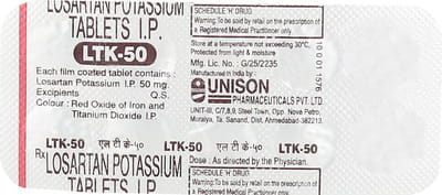 Ltk 50 Strip Of 10 Tablets