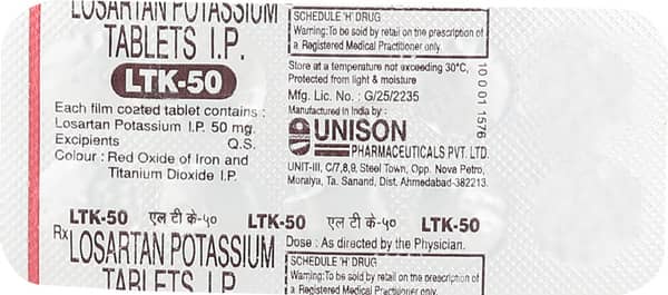 Ltk 50 Strip Of 10 Tablets