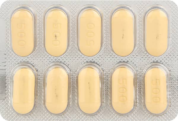 Angiotec 500mg Strip Of 10 Tablets