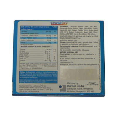 Tendocare Forte Strip Of 15 Tablets