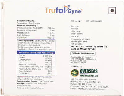 Trufol Gyne Strip Of 15 Capsules