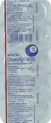 Doxofyl 400 Strip Of 10 Tablets
