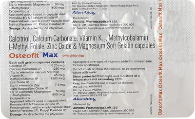 Osteofit Max Strip Of 10 Capsules