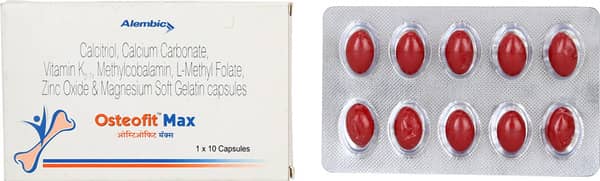 Osteofit Max Strip Of 10 Softgel Capsules