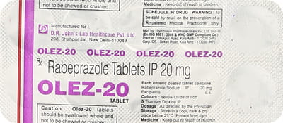 Olez 20 Mg Strip Of 10 Tablets