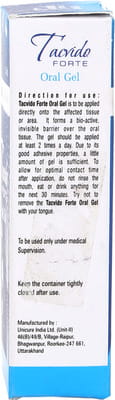 Tacvido Forte Bottle Of 25ml Mouth Gel