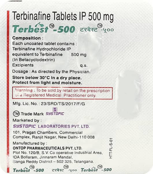 Terbest-500 Tablet