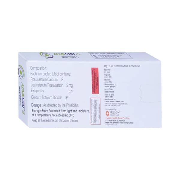 Advastat 5mg Strip Of 10 Tablets