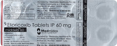 Midoxib 60 Strip Of 10 Tablets