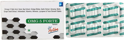 Omg 5 Forte Strip Of 10 Tablets
