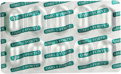 Omg 5 Forte Strip Of 10 Tablets