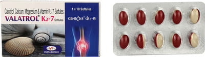 Valatrol K2 7 Strip Of 10 Capsules