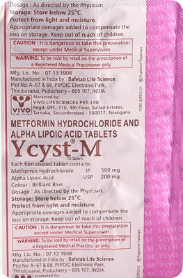 Ycyst M Strip Of 10 Tablets