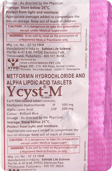 Ycyst M Strip Of 10 Tablets