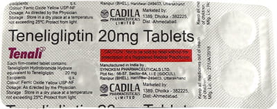 Tenali 20mg Strip Of 10 Tablets